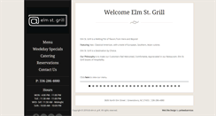 Desktop Screenshot of elmstgrill.com